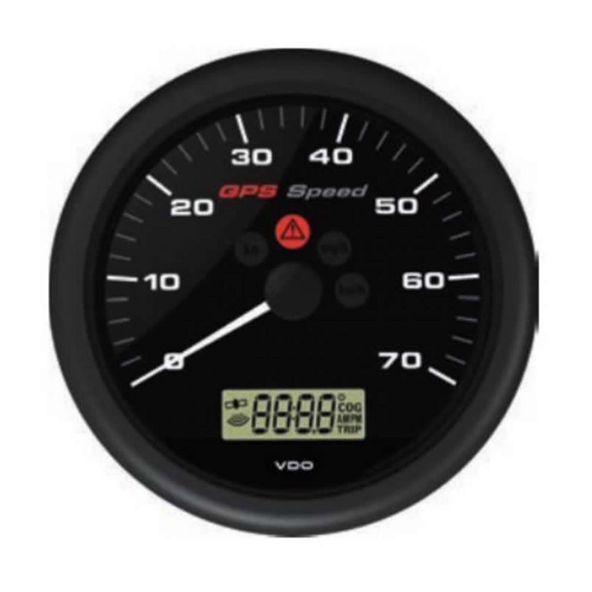 Marine VDO ViewLine GPS Speedometer 0-70 kn Black 110 mm